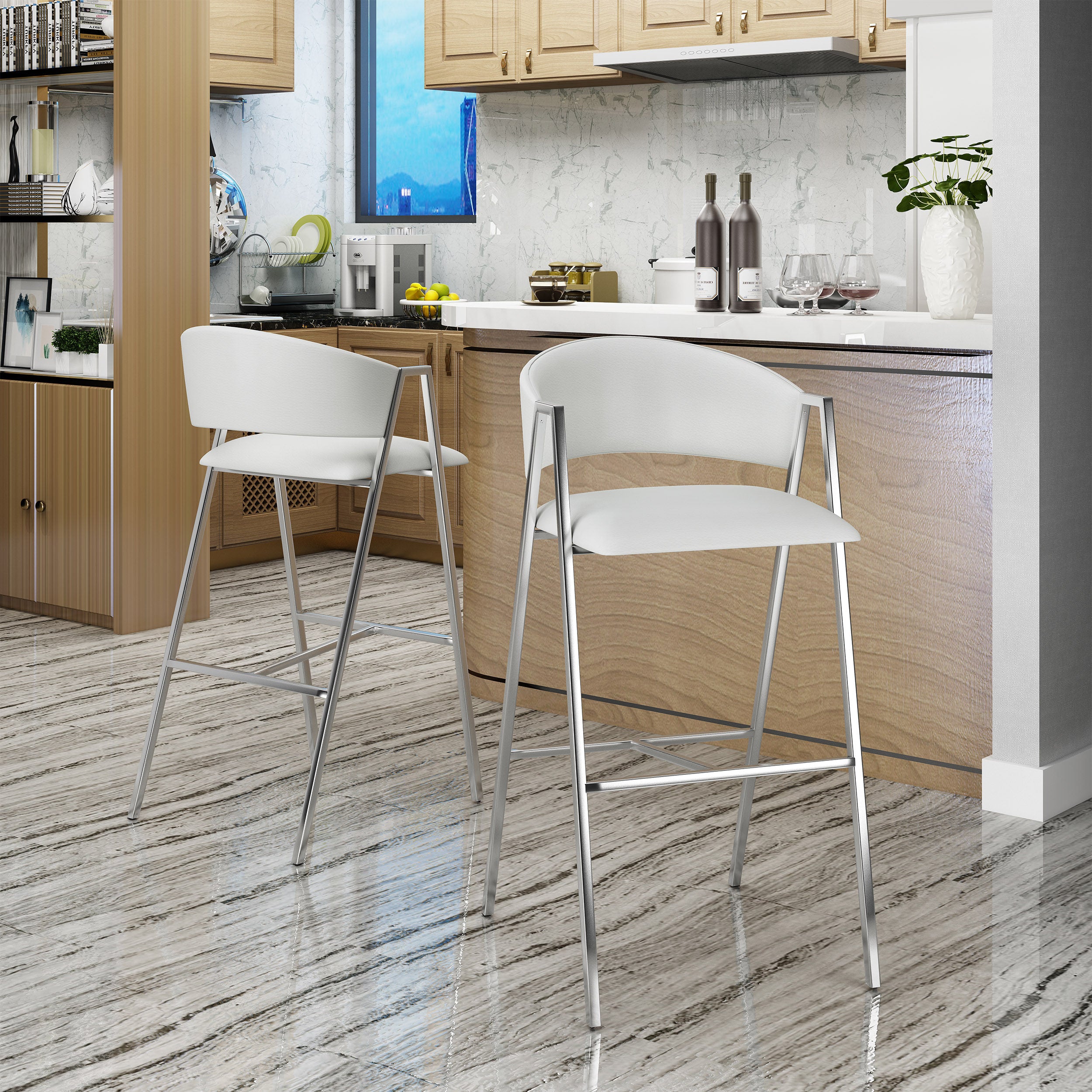 MODERN BAR STOOLS MP2  Set Of 2