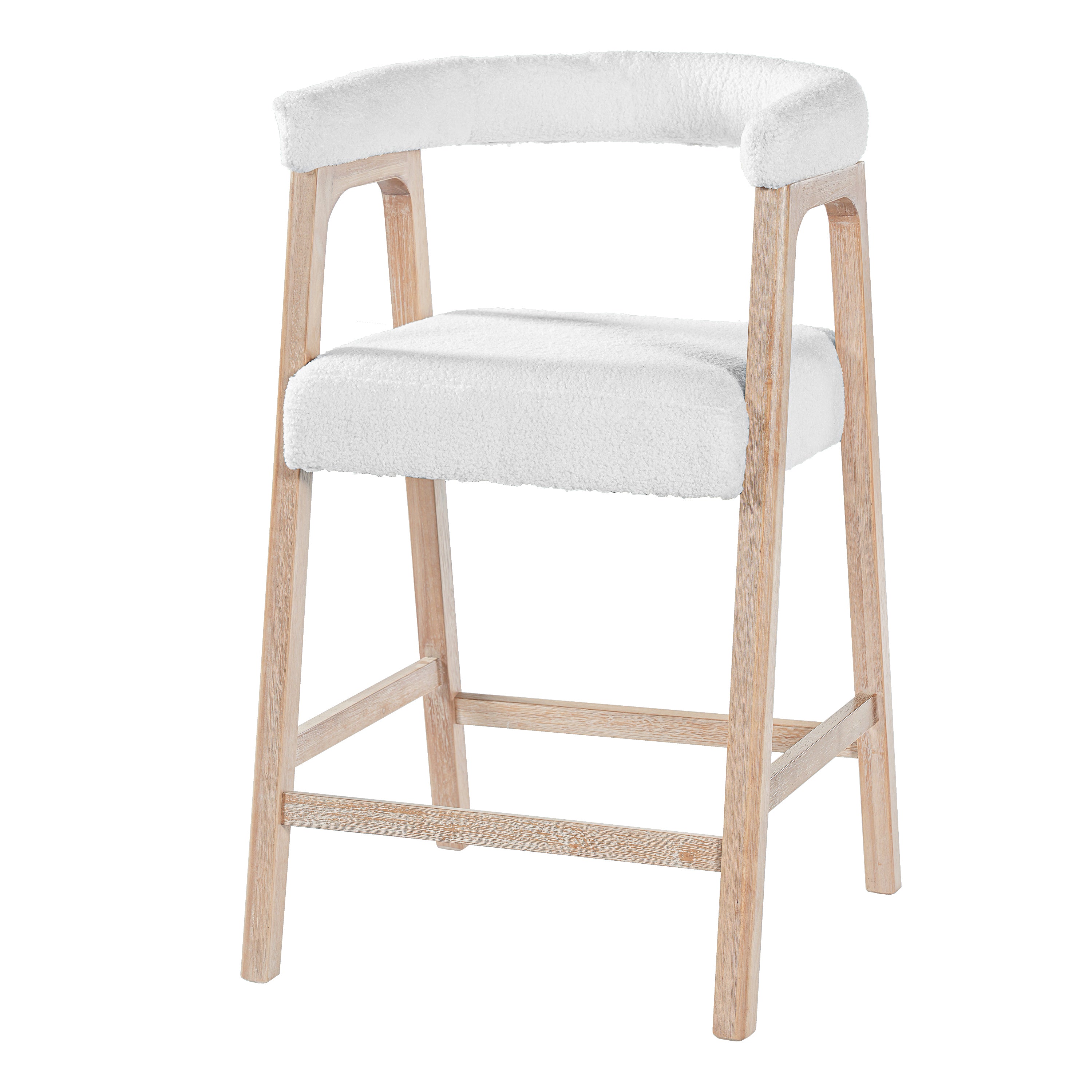 26 Seat Height Bar Stools With Back,  Comfortable Counter Stools For Kitchen Island Dining Room, Set Of 2