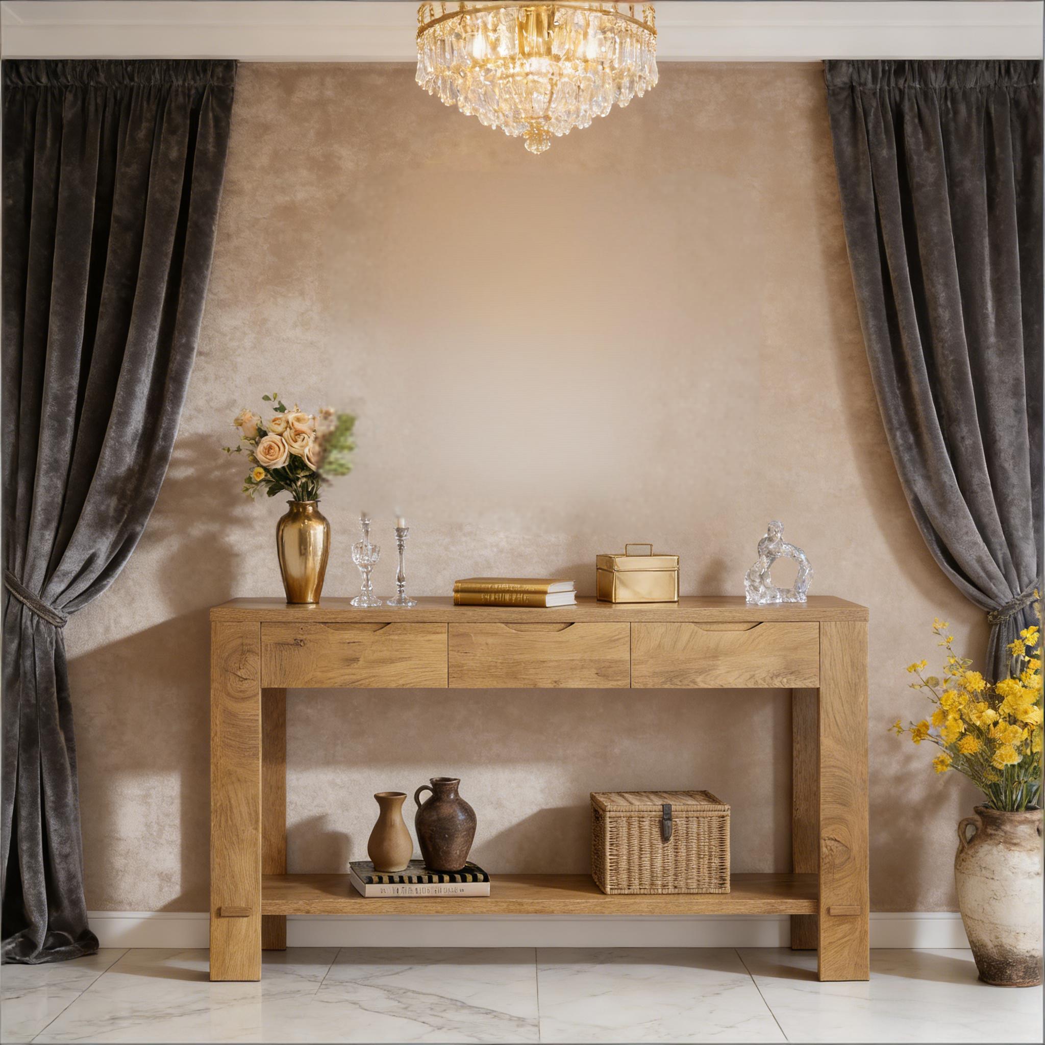 Authentic Console Table,Entryway Table,Display Organizer