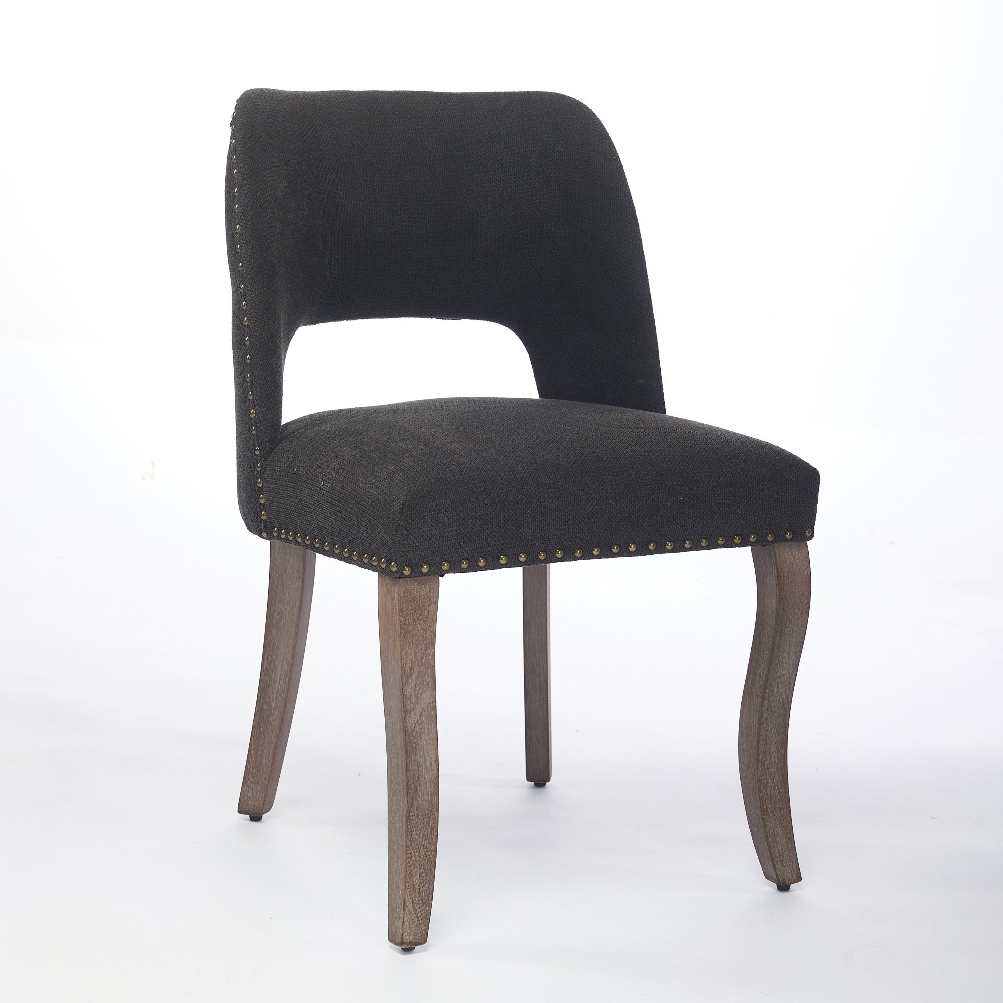 Wooden Dining Chairs Set Of 2, Modern Fabric Upholstered Dining Room Chair Kitchen Chairs, Farmhouse Dinner Chair For Ki