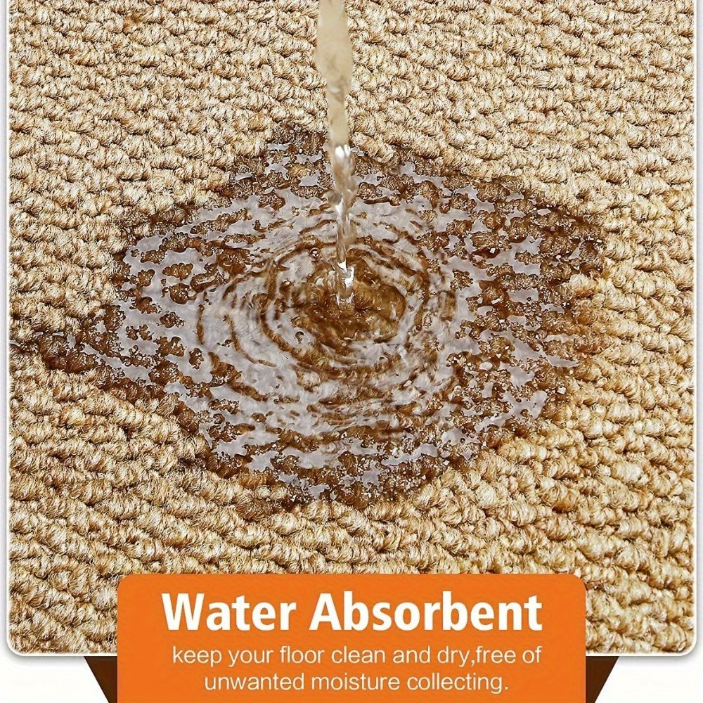 1Pc Laundry Room Rug And Mats 25X95In, Supert Absorbent Runner Rugs, Satin Resistant Washable Non Skid And Under The Sin