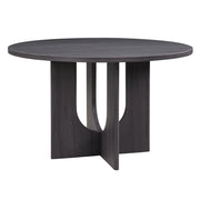 Modern Round Dining Table for 4, Farmhouse 47.3 inch Round Dining Table for Kitchen, Dining Room, Living Room, Antique B