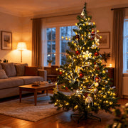 Lighted Birch Garland, 7.87ft 144 LED Warm White Lights With 8 Modes, Remote & Timer, IP45 Waterproof Flexible Branches