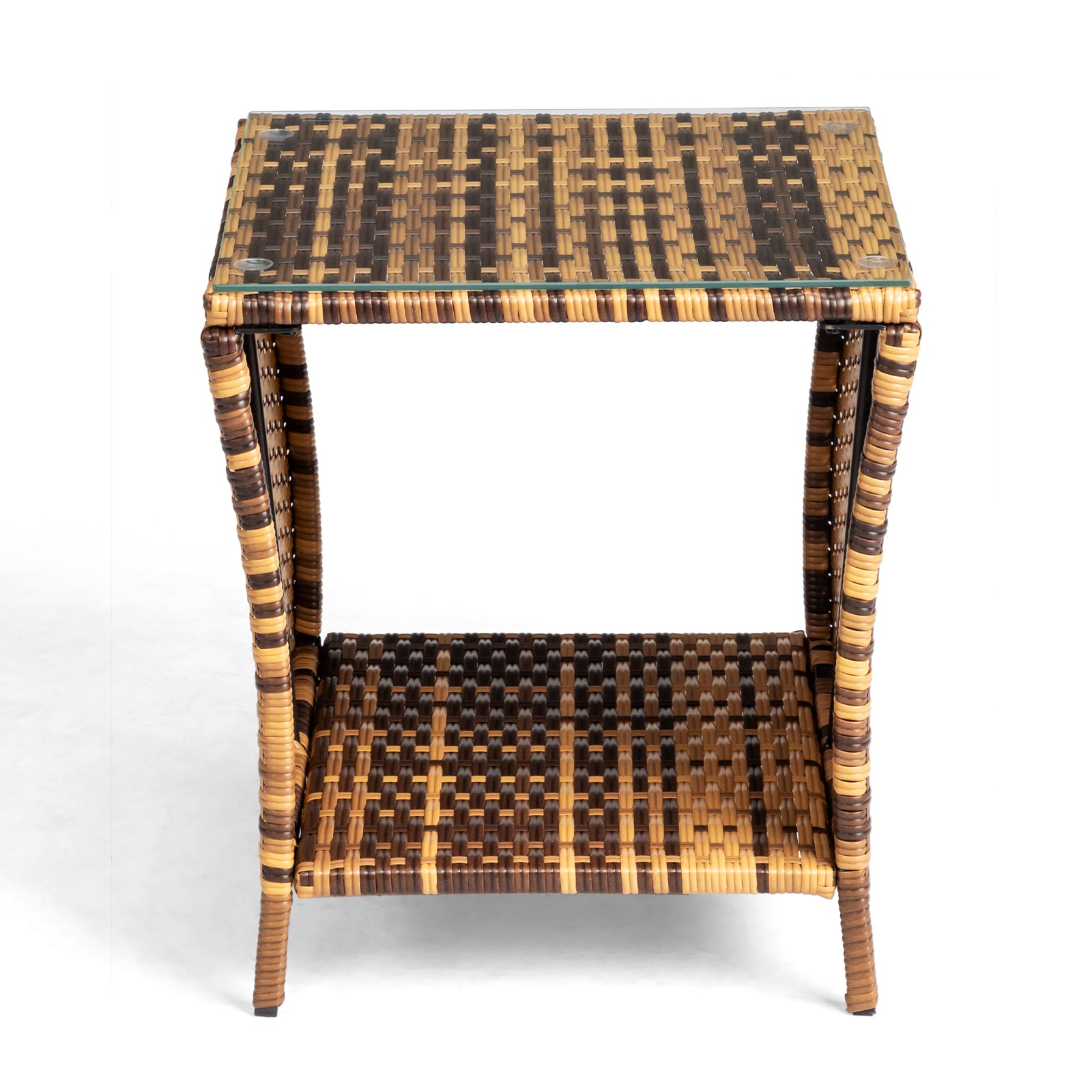 Outdoor Wicker Side Table Patio Side Tables for Outside
