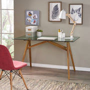 Computer Desk Home Office Desks,Large Office Desk, Modern Computer Desk Conference Table Meeting Room Table, Business Fu