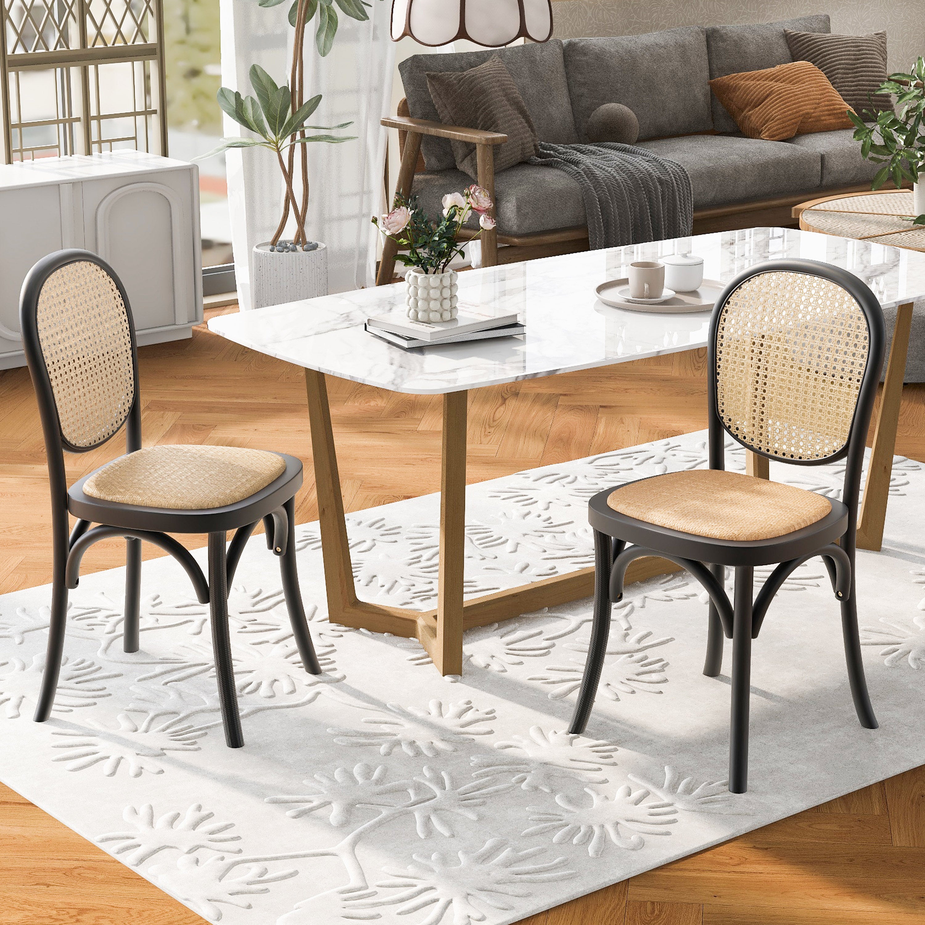 DINING CHAIRS  SET OF 2