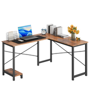 49-Inch L Shaped Desk - Computer Desk Corner Desks Gaming Desk PC Table, With CPU Stand Side Bag For Home Office Dorm St