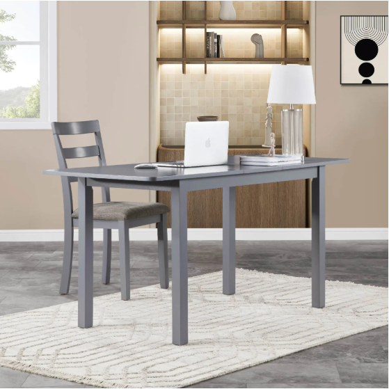 59 Extendable Dining Table, Modern House Dining Room Table For 4-8, Wooden Kitchen Table , Dining Room, Working Office,