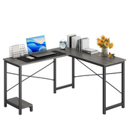 49-Inch L Shaped Desk - Computer Desk Corner Desks Gaming Desk PC Table, With CPU Stand Side Bag For Home Office Dorm St
