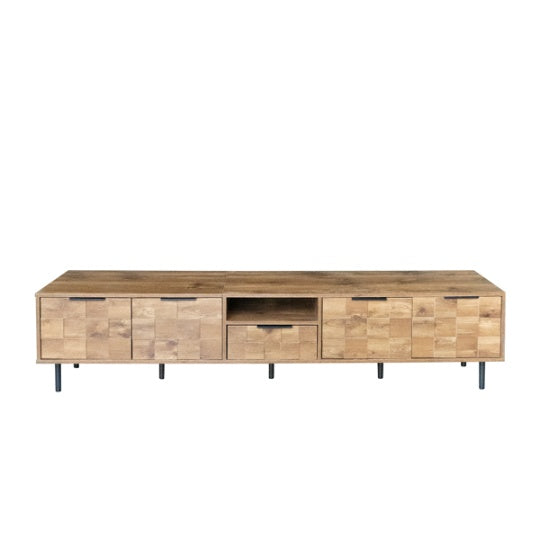 78 TV Stand For 85 75 65 Inch TV, TV Consoles For Living Room, Entertainment Center Wood TV Media With Storage