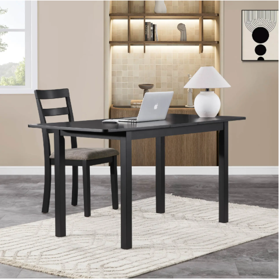 59 Extendable Dining Table, Modern House Dining Room Table For 4-8, Wooden Kitchen Table , Dining Room, Working Office,