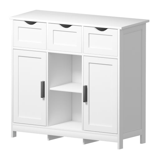 Storage Cabinets,Wooden Floor Cabinet,with Drawers And Shelves Storage Cabinets,Accent Cabinet For Living Room,Bedroom,B