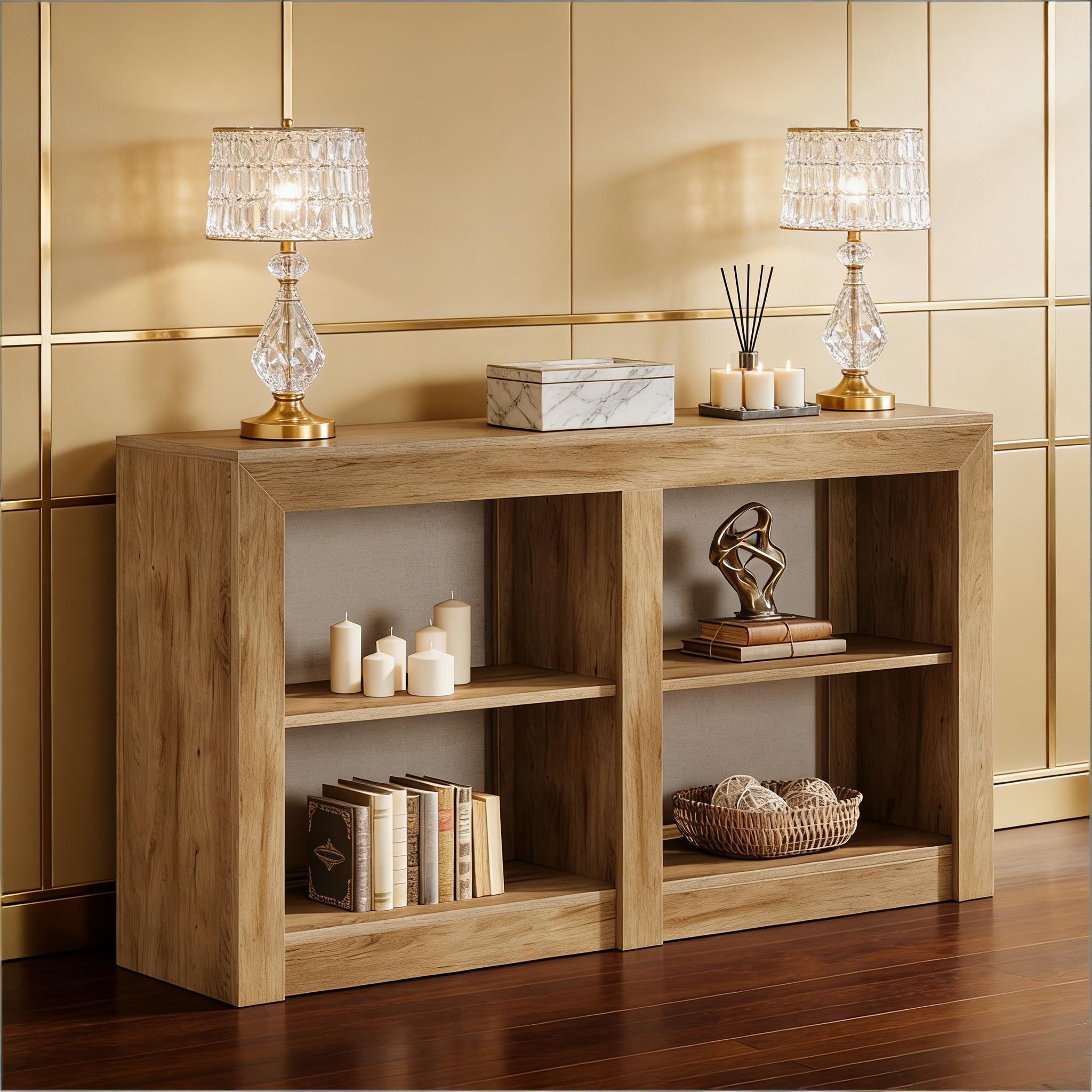 Side Table,Console Table,3-Tier Entryway Table