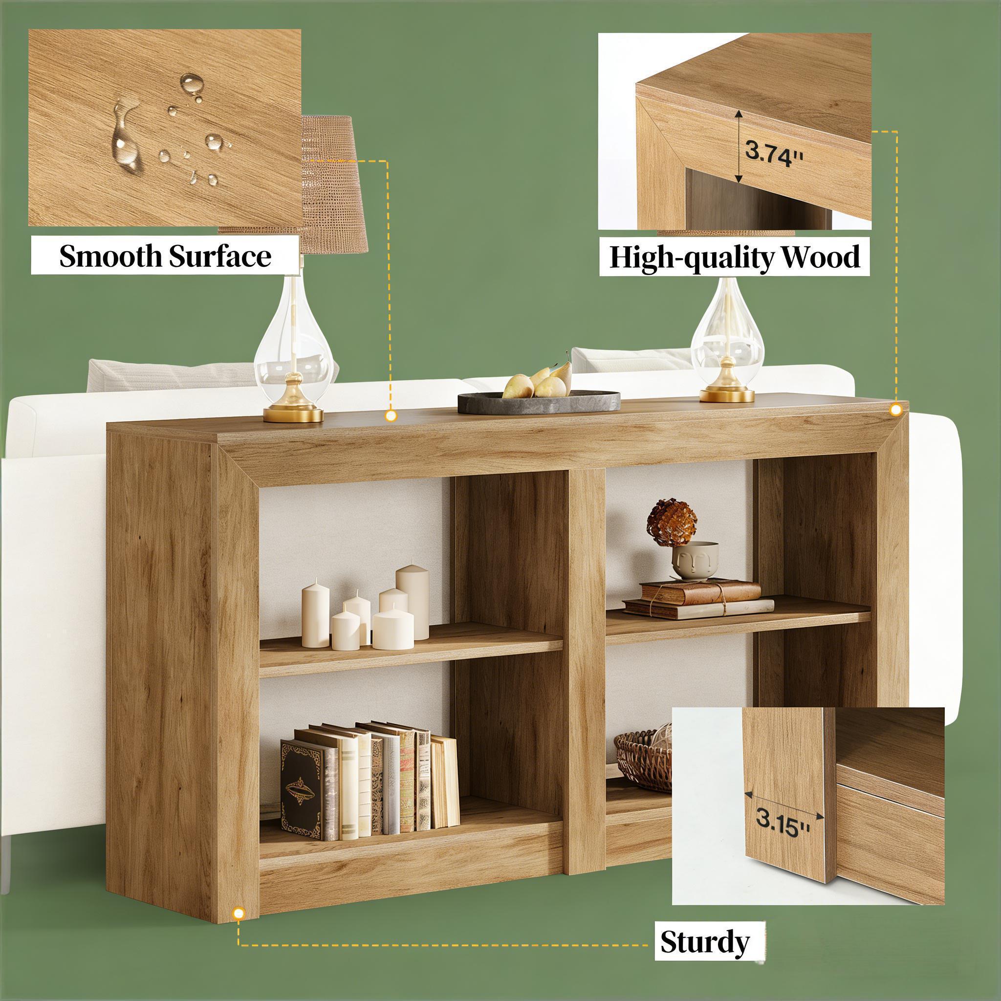 Side Table,Console Table,3-Tier Entryway Table