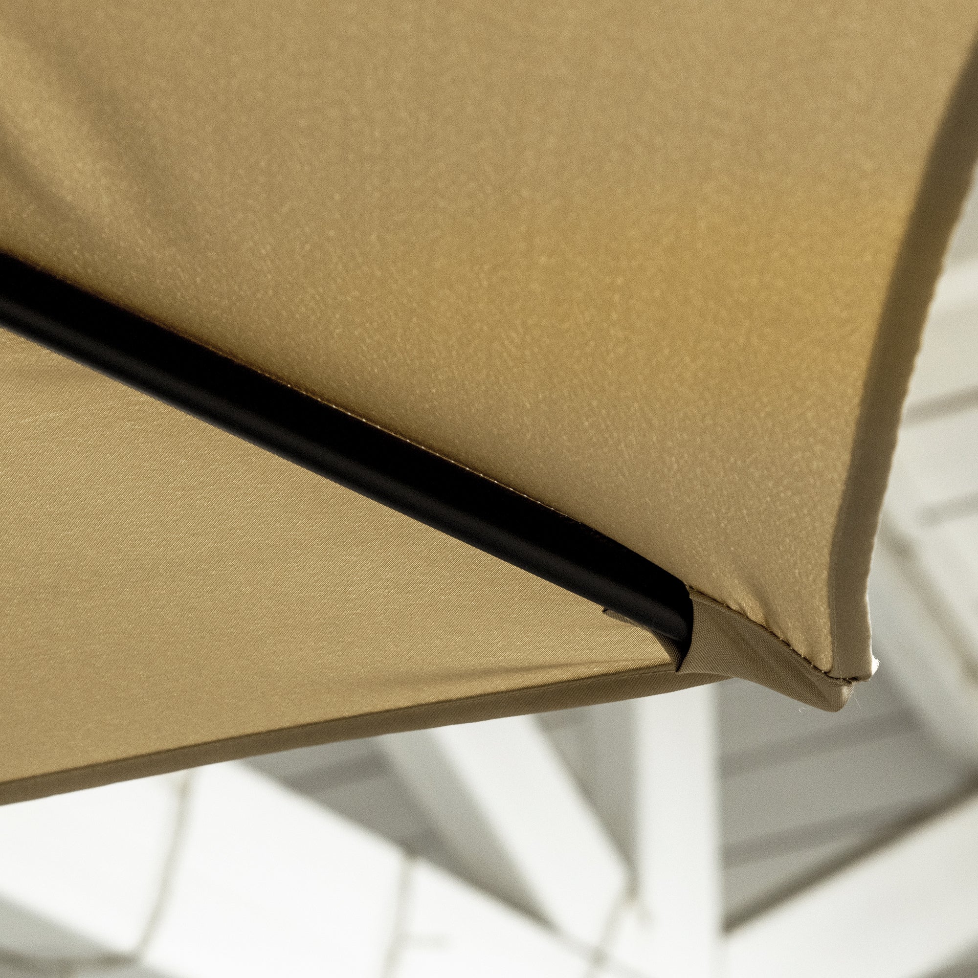 10FT Cantilever Umbrella, Offset Patio Umbrella with Crank and Cross Base for Deck, Backyard, Pool and Garden, Hanging U