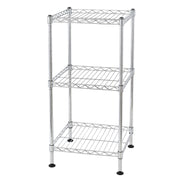 3Tier Wire Shelving Rack Metal Storage Shelf Unit For Laundry Bathroom Kitchen Pantry Closet