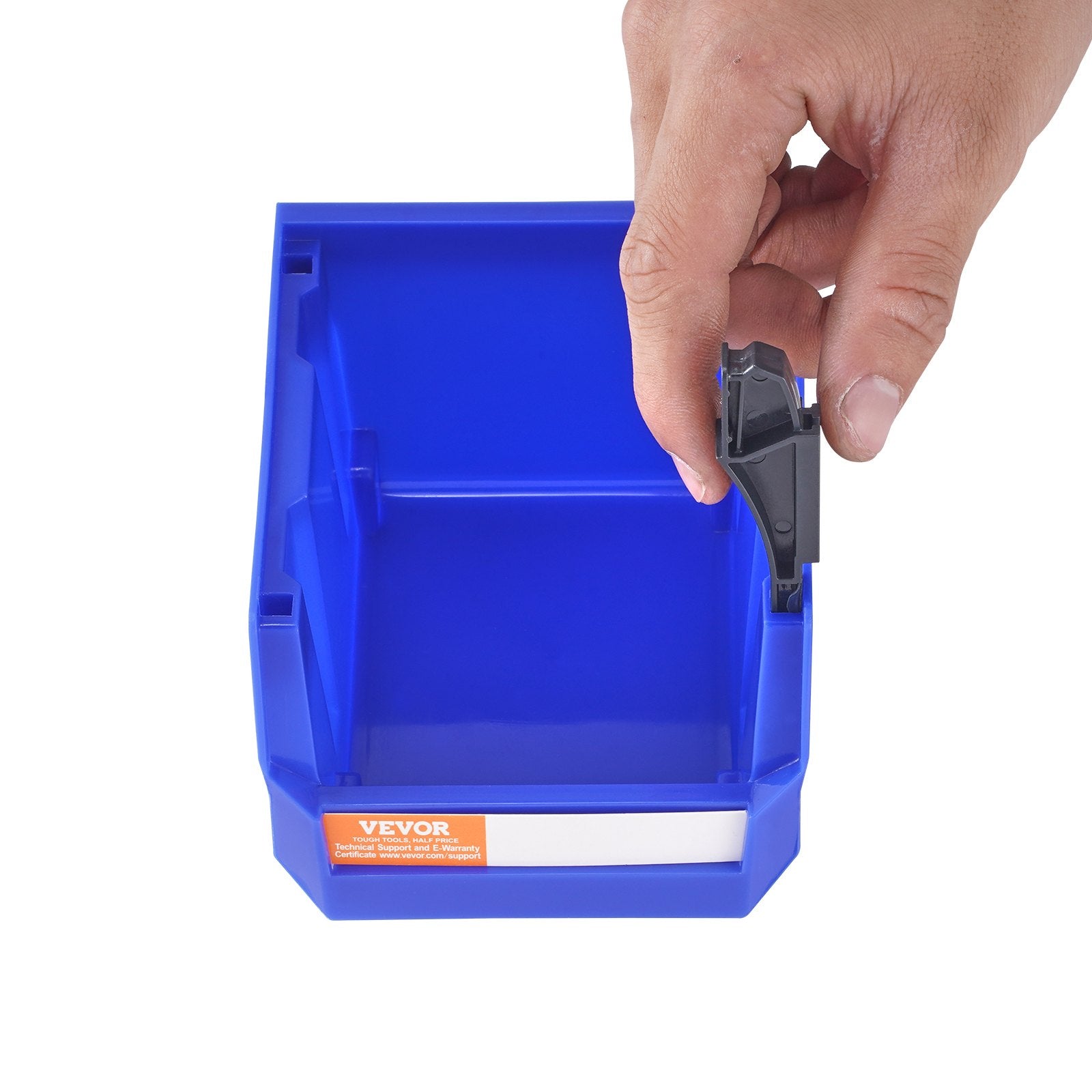 Plastic Storage Bin, Hanging Stackable Storage Organizer Bin