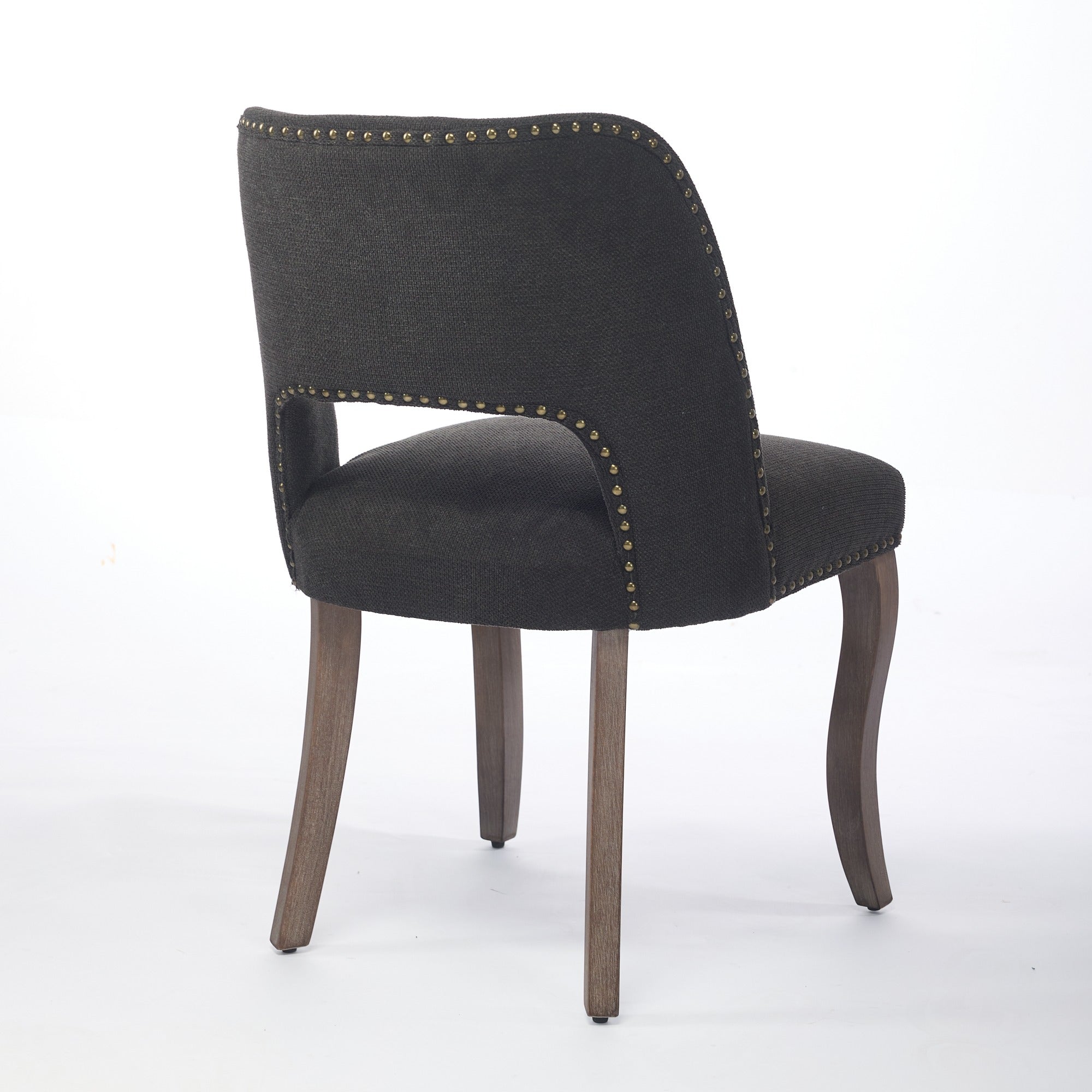 Wooden Dining Chairs Set Of 2, Modern Fabric Upholstered Dining Room Chair Kitchen Chairs, Farmhouse Dinner Chair For Ki