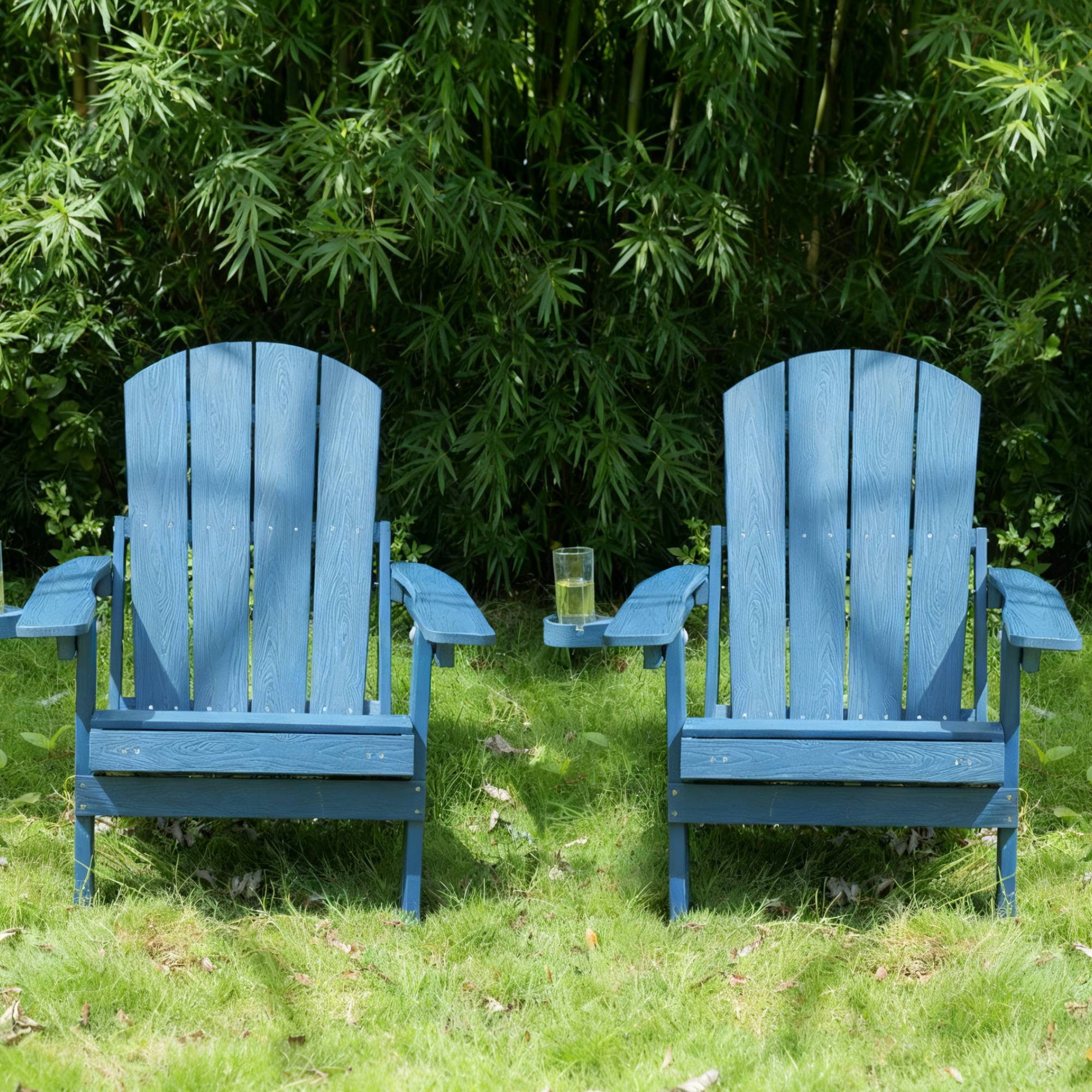 2-Piece All-Season Outdoor Lounge Chairs For Patio Leisure & Garden Relaxation Moments