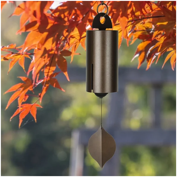Large Deep Resonance Serenity Metal Bell Heroic Wind Chimes Outdoor Garden Decor