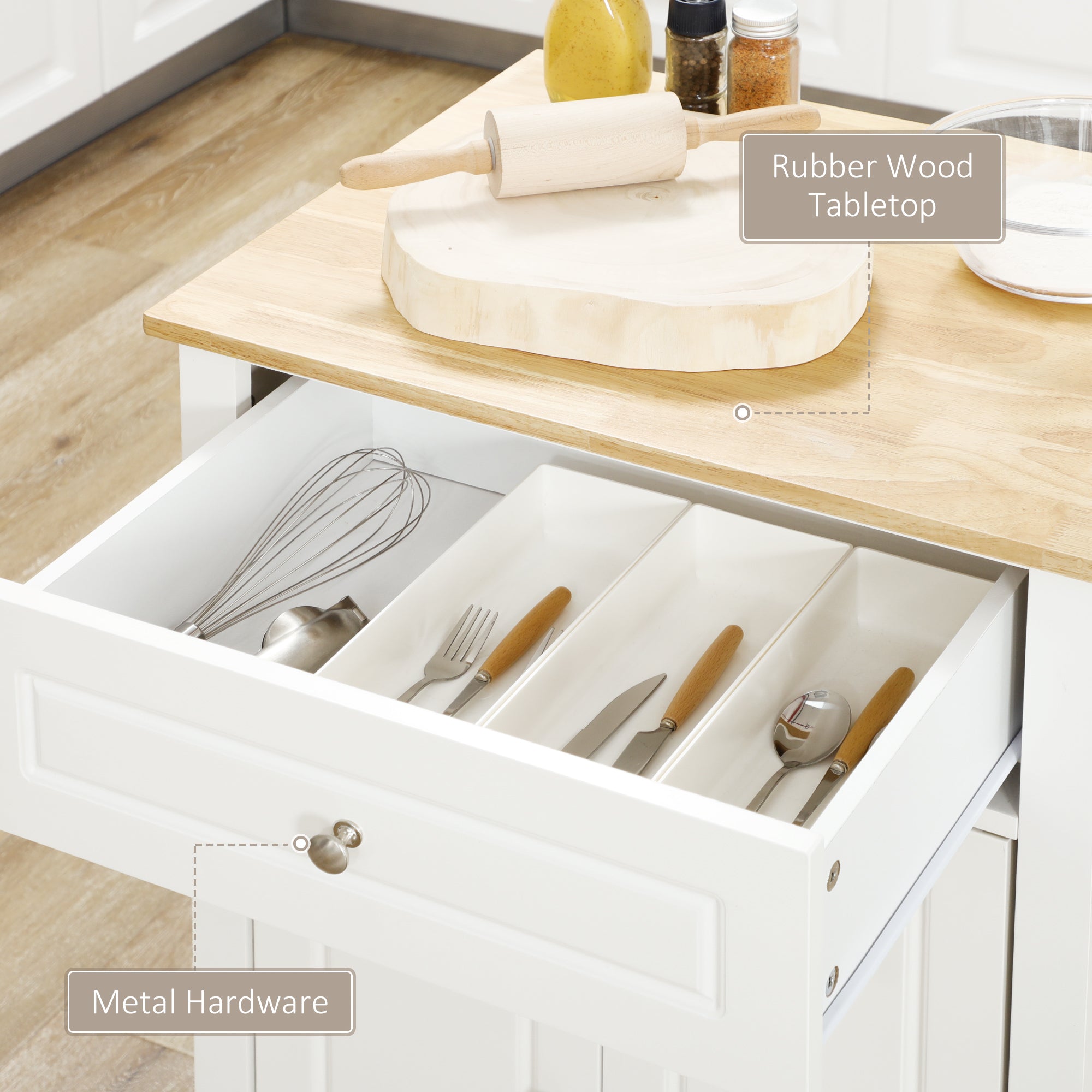 Rolling Kitchen Island Cart