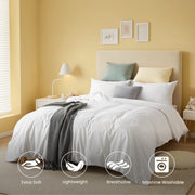 2-Pack White & Pink 3-Piece Bohemian Bedding Sets.Crafted From Durable, Abrasion-resistant Fabric That Maintains Excepti