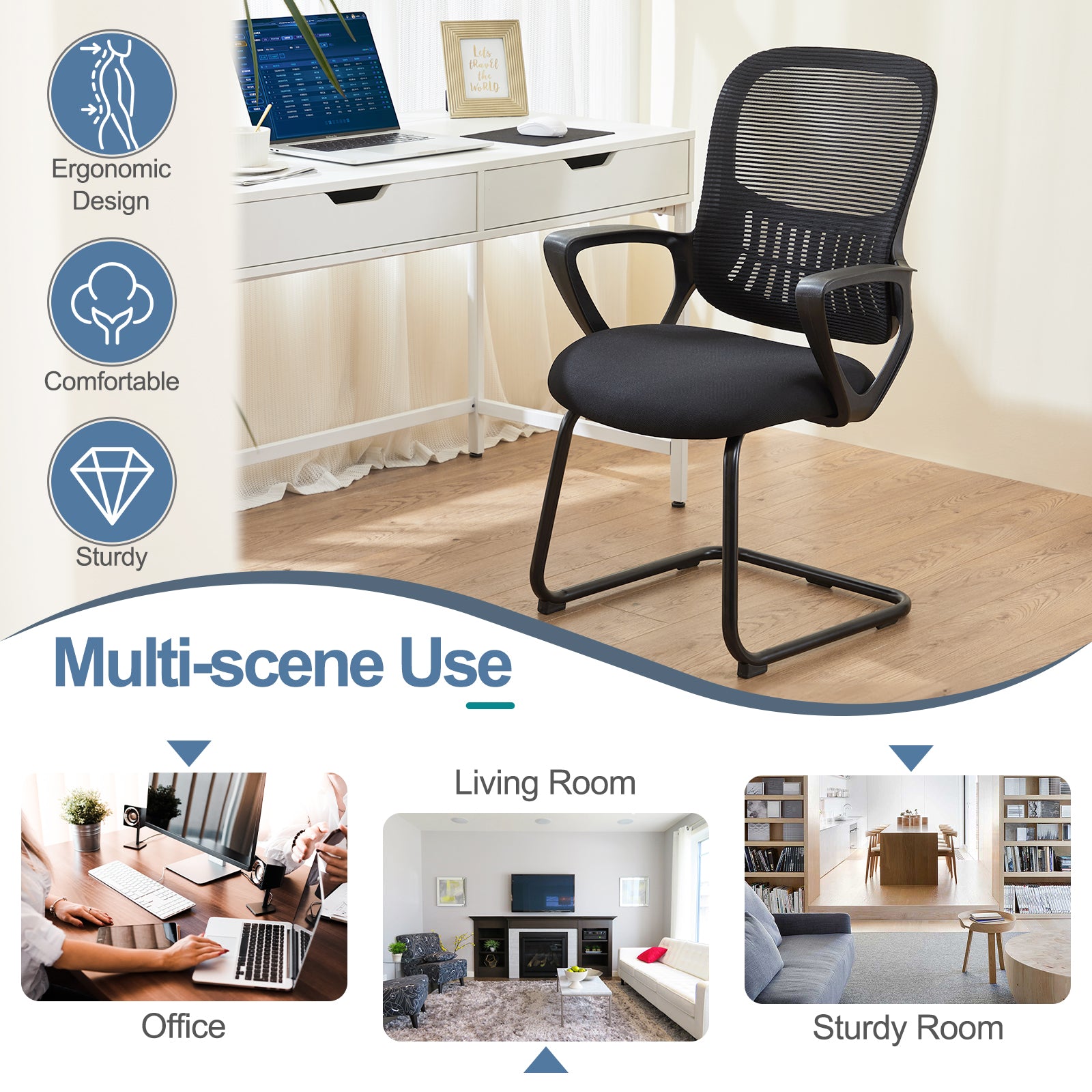 Office Desks And Chairs Without Wheels