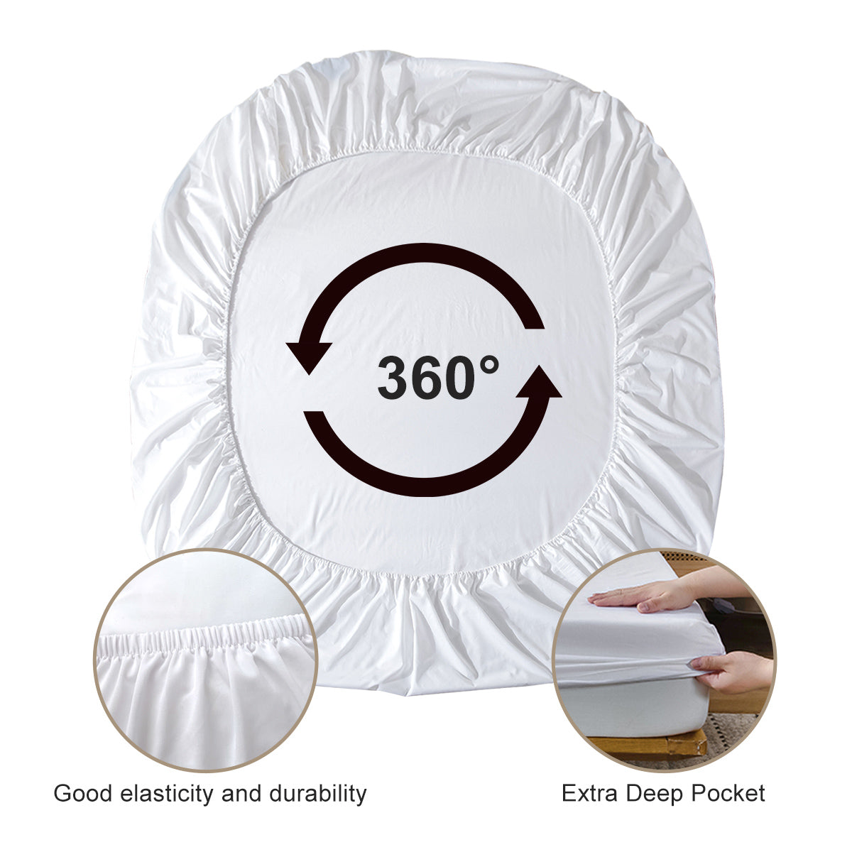 3pcs Retro Bohemian Geometric Style Minimalist Comfort Series Bed Fitted Sheet And Two Pillowcases Bedding For All Seaso