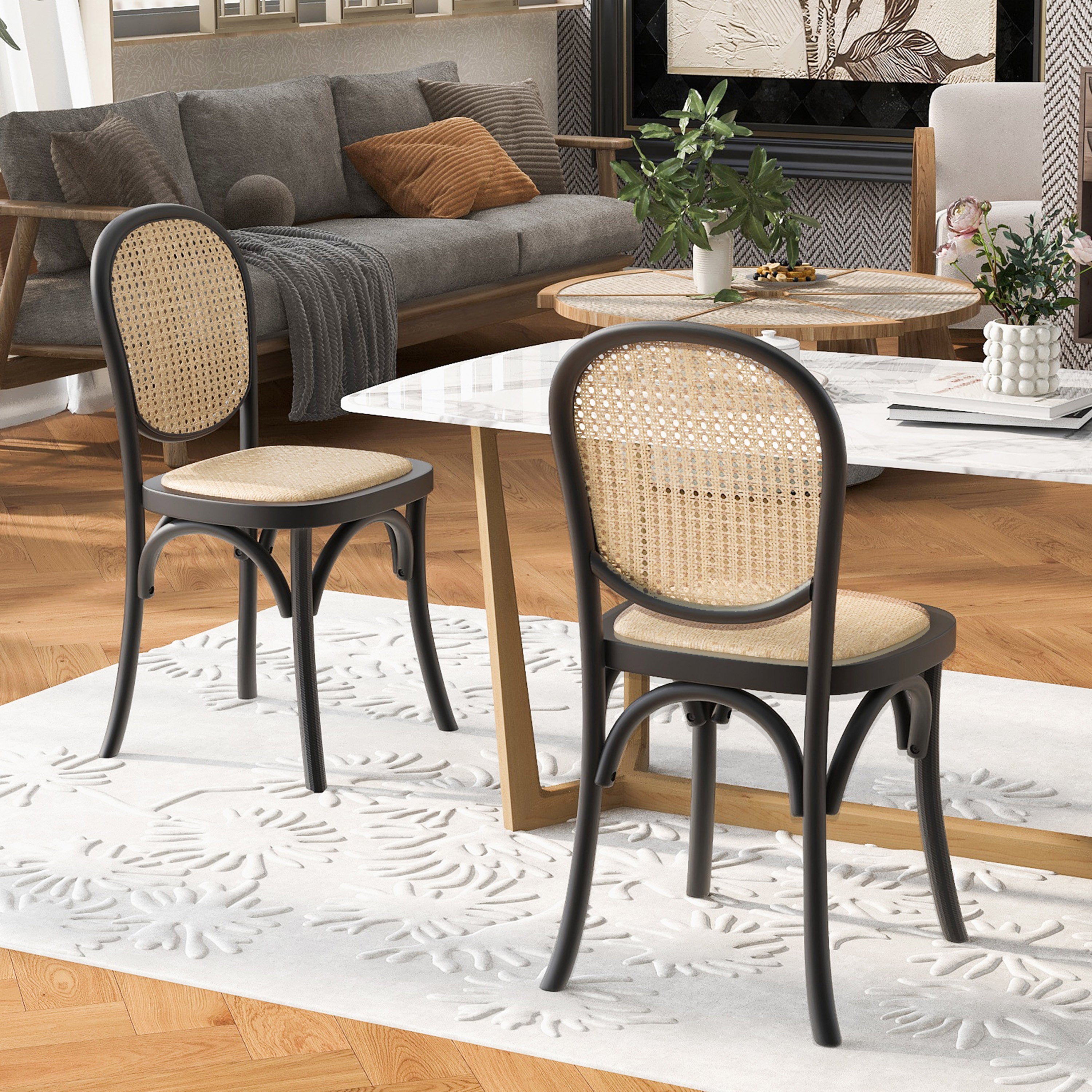 DINING CHAIRS  SET OF 2