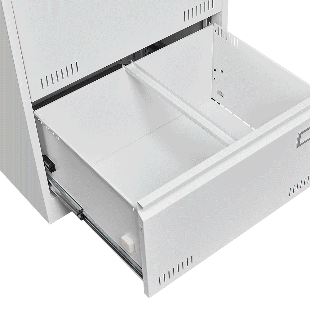 Filing Cabinet Lateral File Cabinet 3 Drawer, White Filing Cabinets With Lock, Locking Metal File Cabinets Three Drawer