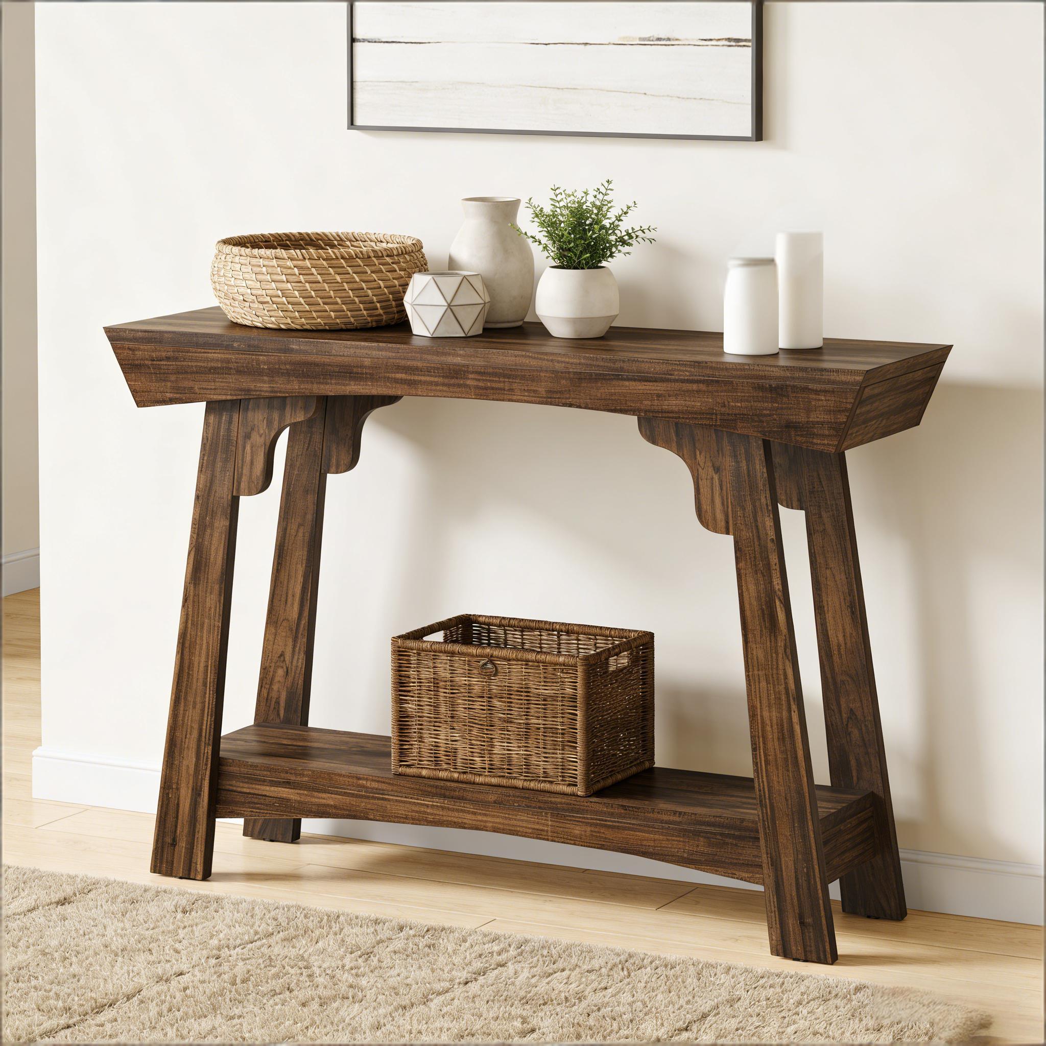 2-Tier Hall Table,Entryway Table,Console Table