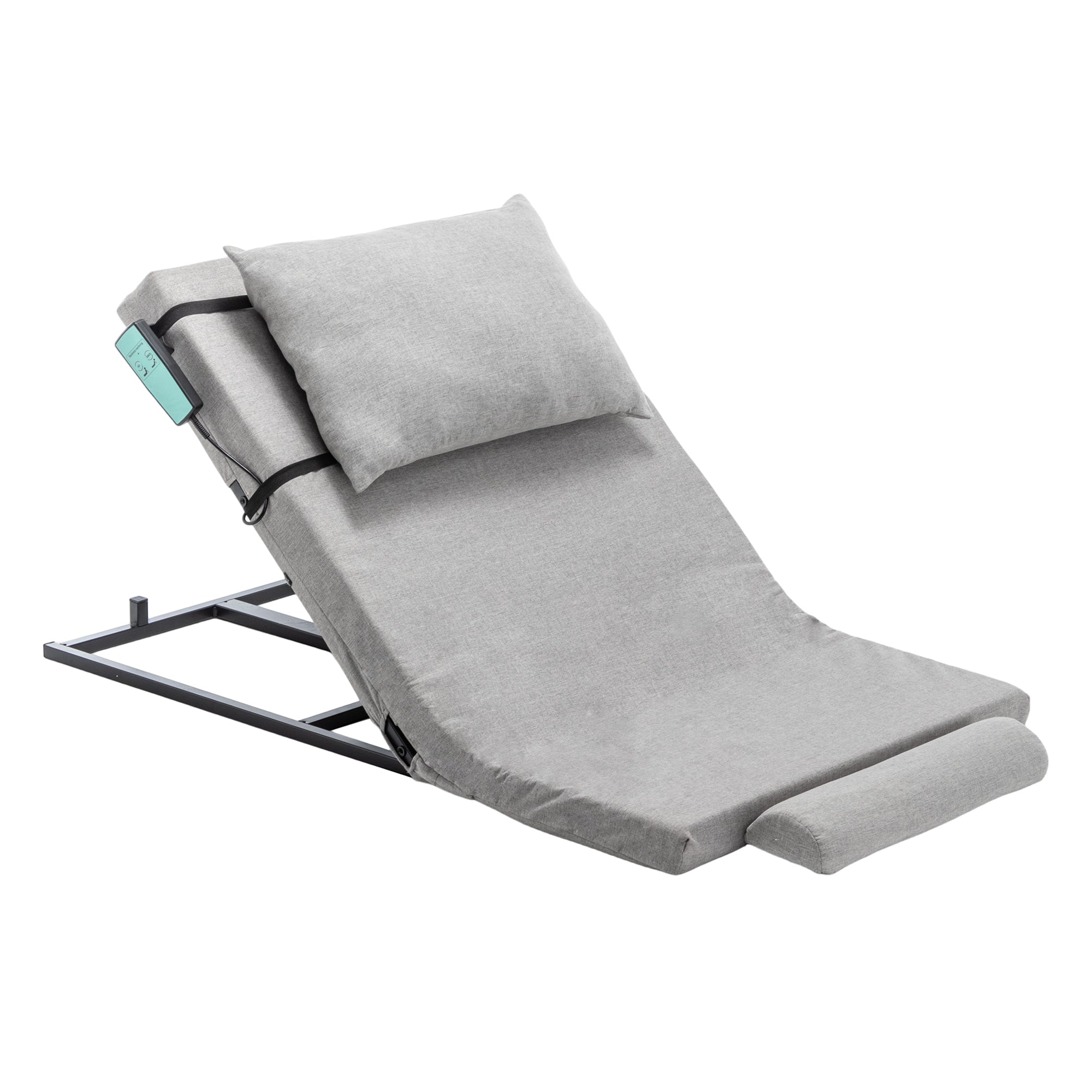Electric Adjustable Bed Backrest - 300 Lbs Weight Capacity, 4-68 Lift, Machine Washable Fabric  For Elderly, Pregnancy,