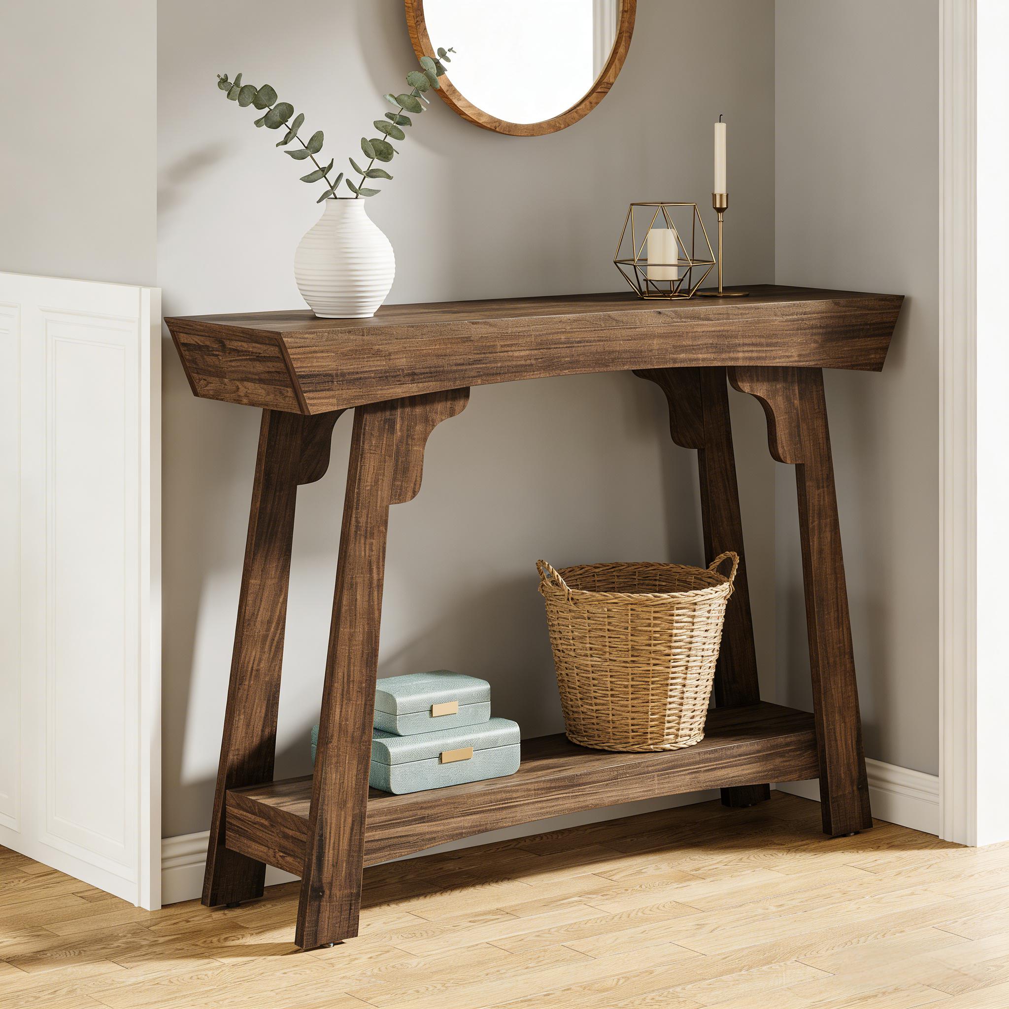 2-Tier Hall Table,Entryway Table,Console Table