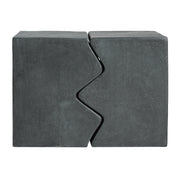MGO Side Table, Set Of 2 Rectangular Outdoor Side Tables, Decorative Garden Stools For Indoor Outdoor, Accent Table Pati