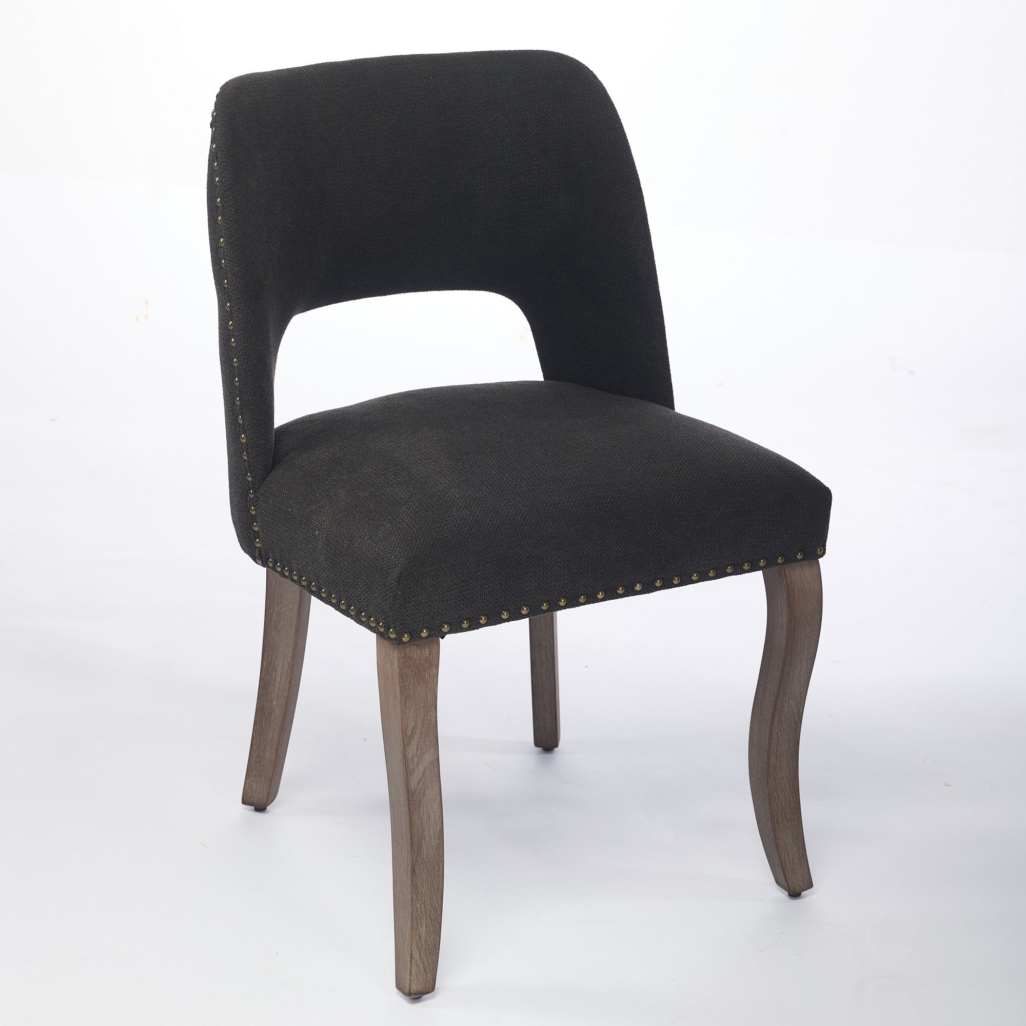 Wooden Dining Chairs Set Of 2, Modern Fabric Upholstered Dining Room Chair Kitchen Chairs, Farmhouse Dinner Chair For Ki