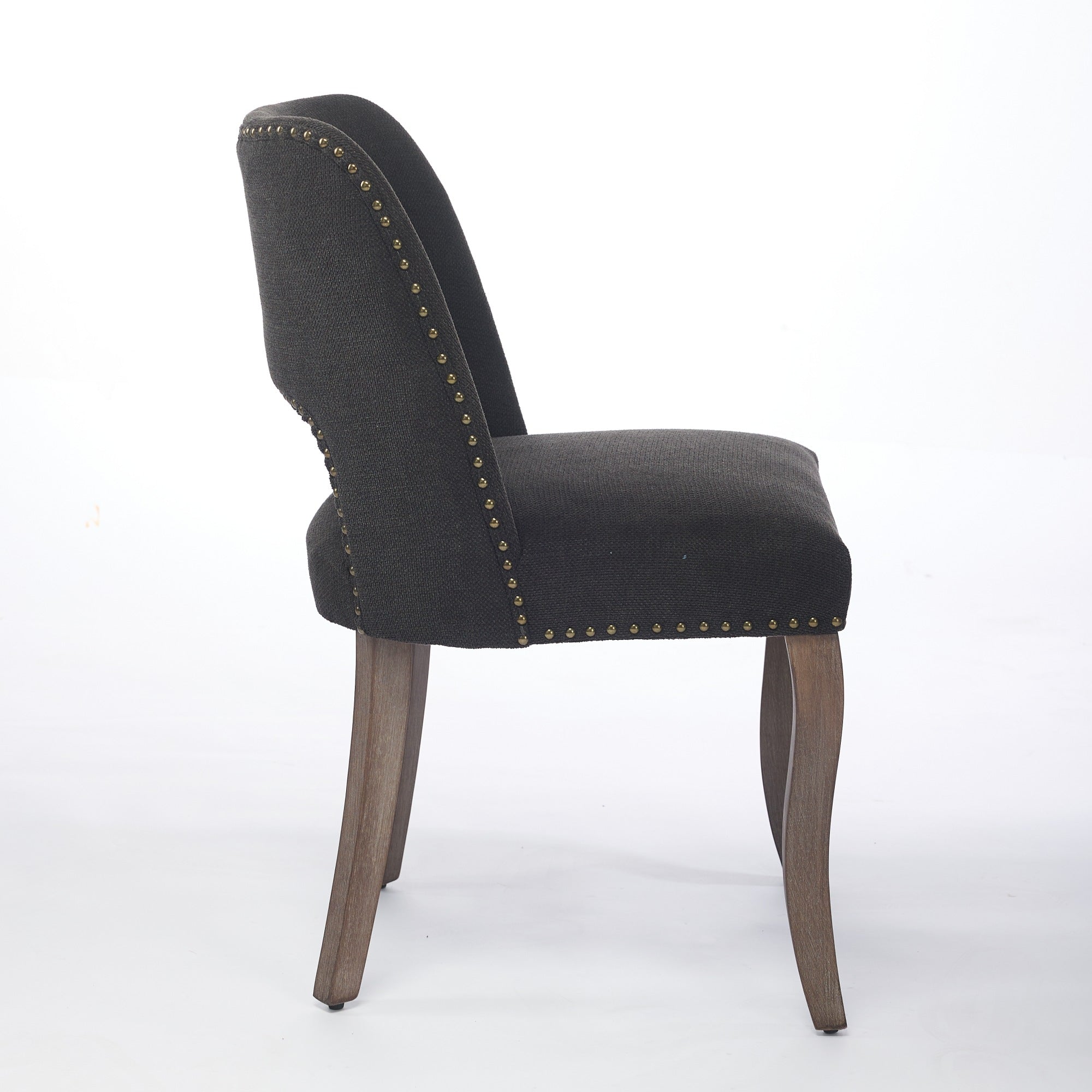 Wooden Dining Chairs Set Of 2, Modern Fabric Upholstered Dining Room Chair Kitchen Chairs, Farmhouse Dinner Chair For Ki