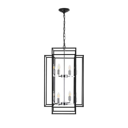 8 Lantern Tiered Chandeliers, Industrial Farmhouse Chandeliers Unavailable Platforms- Temu